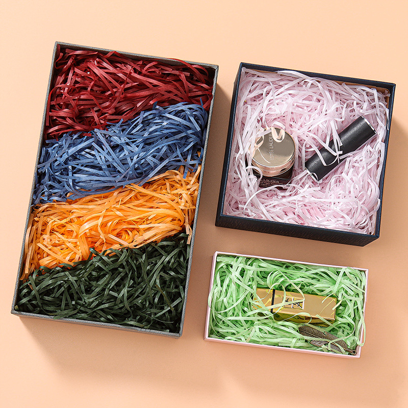 Wedding creative candy box raffia shredded paper silk birthday gift box filler large quantity 100G Wholesale