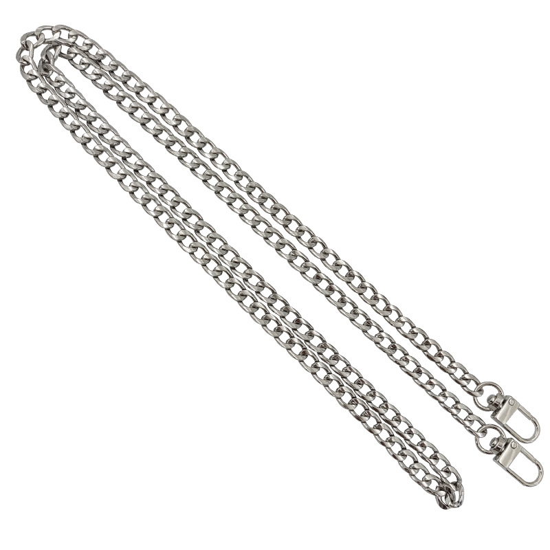 Bag chain clothing bag accessories chain woven bag replacement chain bag shoulder strap metal oblique cross-border nk flat bag chain