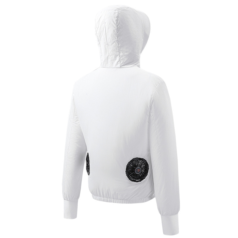 Summer air conditioning clothes fan clothes sun protection cooling work clothes summer outdoor cooling summer riding fishing clothes for men