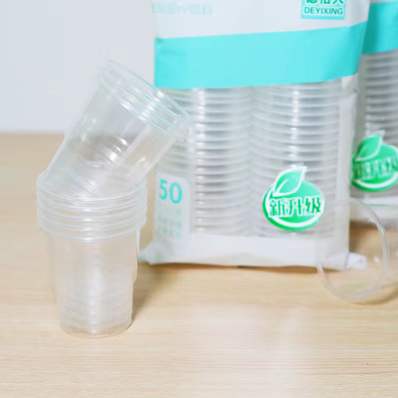 Disposable Cup Wholesale Transparent Thickened Aviation Cup 170ml Household Commercial Water Cup Plastic Cup Mouth Cup PP