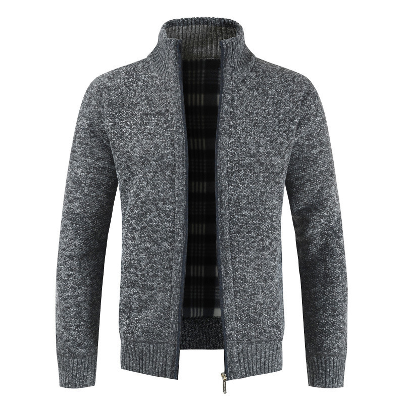 Amazon cross-border Men's foreign trade Men's sweater coat loose sweater men's casual youth knitted cardigan fashion