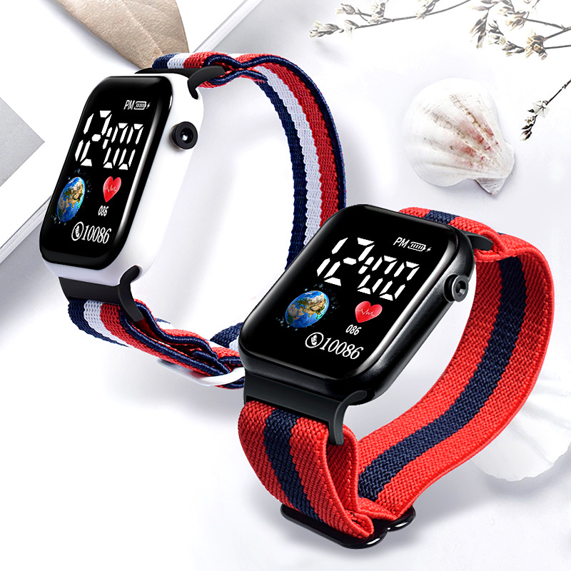Manufacturers of new electronic watches wholesale couples students creative hand ring watch outdoor sports waterproof children's electronic watch