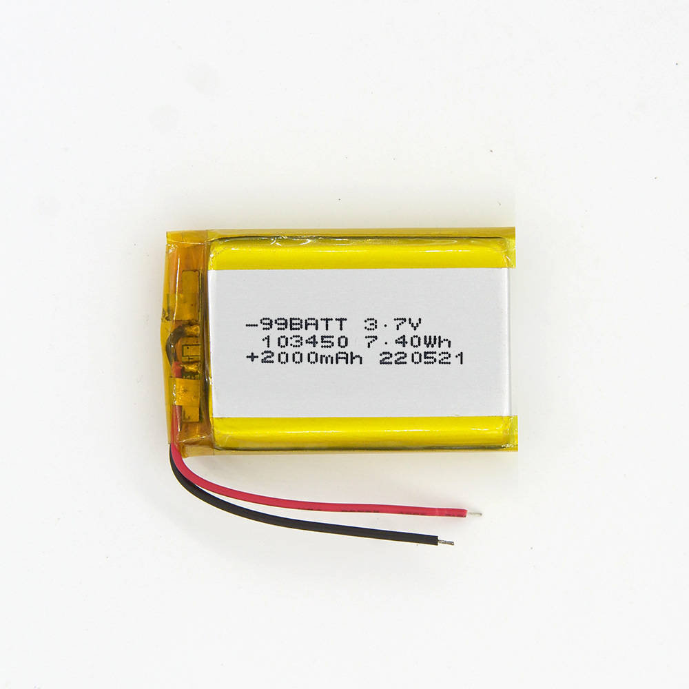 103450 smart lock beauty instrument early education machine 3.7v rechargeable polymer battery lithium battery wholesale
