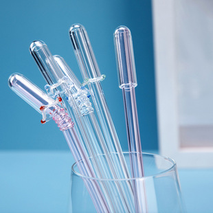 Glass Straw Dust Cap High Borosilicate Drop Resistant Dust Plug Dust Cover Insect and Dust Proof