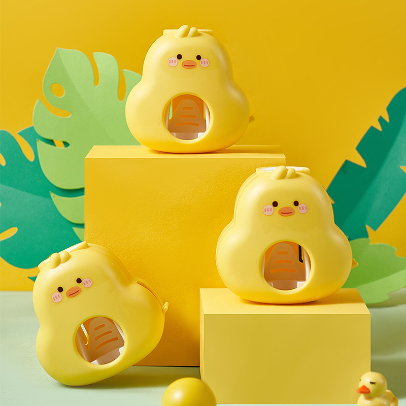 Household Automatic toothpaste squeezer wall-mounted squeezer rabbit punch toilet yellow duck toothbrush rack