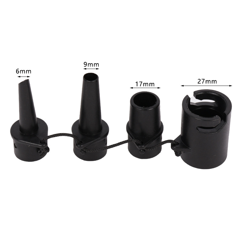 Multi-functional kayak rubber boat air valve adapter swimming ring surfboard connector inflatable adapter string