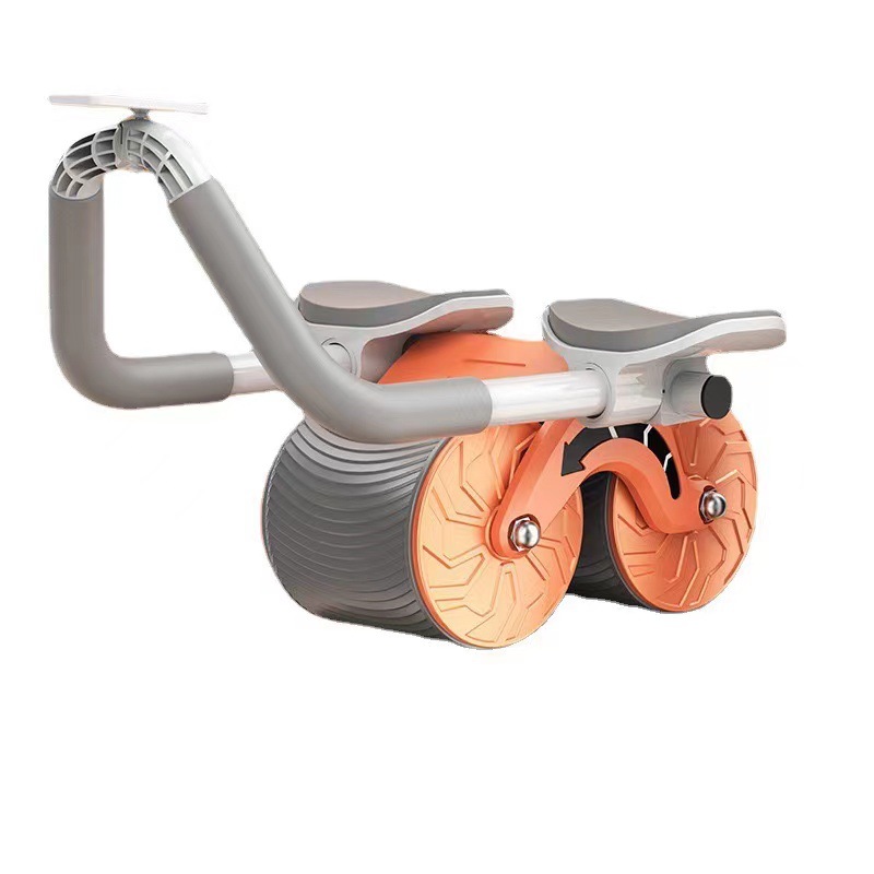 Abdominal Wheel Automatic Rebound Elbow Support Abdominal Wheel Two-in-One Abdominal Exercise Abdominal Muscle Training Men's and Women's Home Fitness Equipment