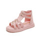 Children's Sandals Girls' Roman Shoes 2023 New Fashion Soft Sole Fishmouth Princess Shoes Big Kids and Little Girls Shoes