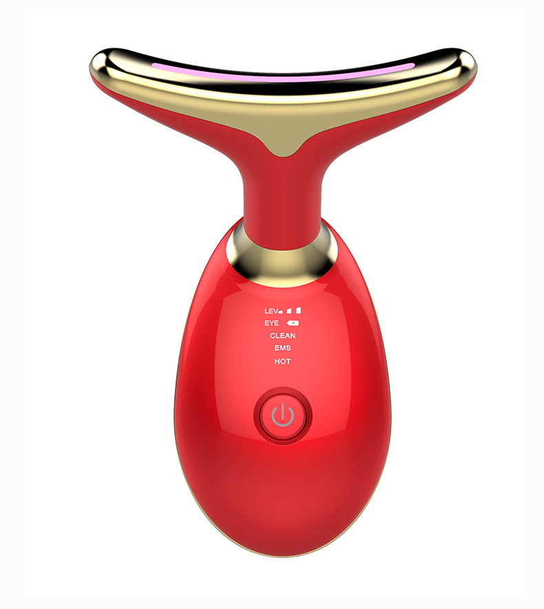 Neck beauty instrument neck pattern removing magic pattern artifact instrument face color light lifting and tightening import instrument EMS micro current