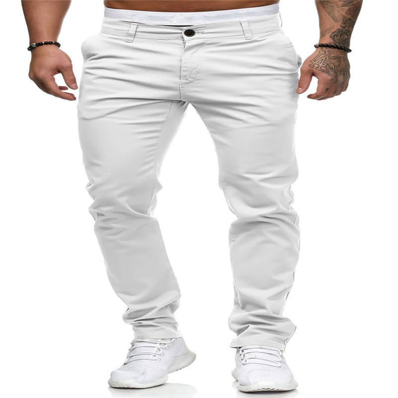 2023 Spring and Autumn Men's Jogging Pants Casual Pants Cotton Caution Pants Hong Kong Tide Harlan Youth Ankle Pants Men