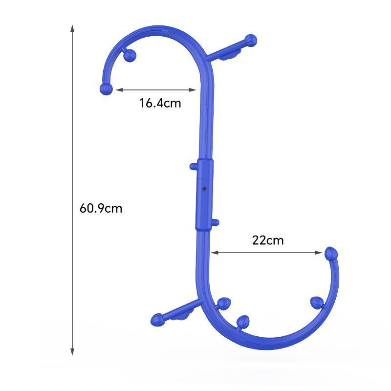 Zhang Xiaoxiao recommend same massager original point S-shaped shoulder and neck massage artifact waist and back trigger point massager