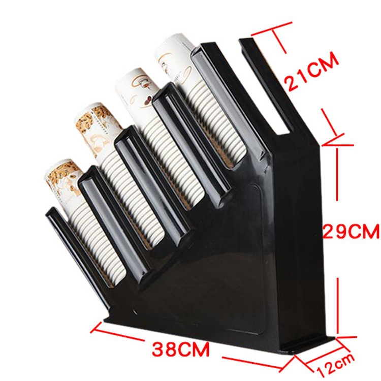 Factory Direct integrated molding injection cup holder disposable paper cup cup holder bar paper cup storage rack paper cup holder