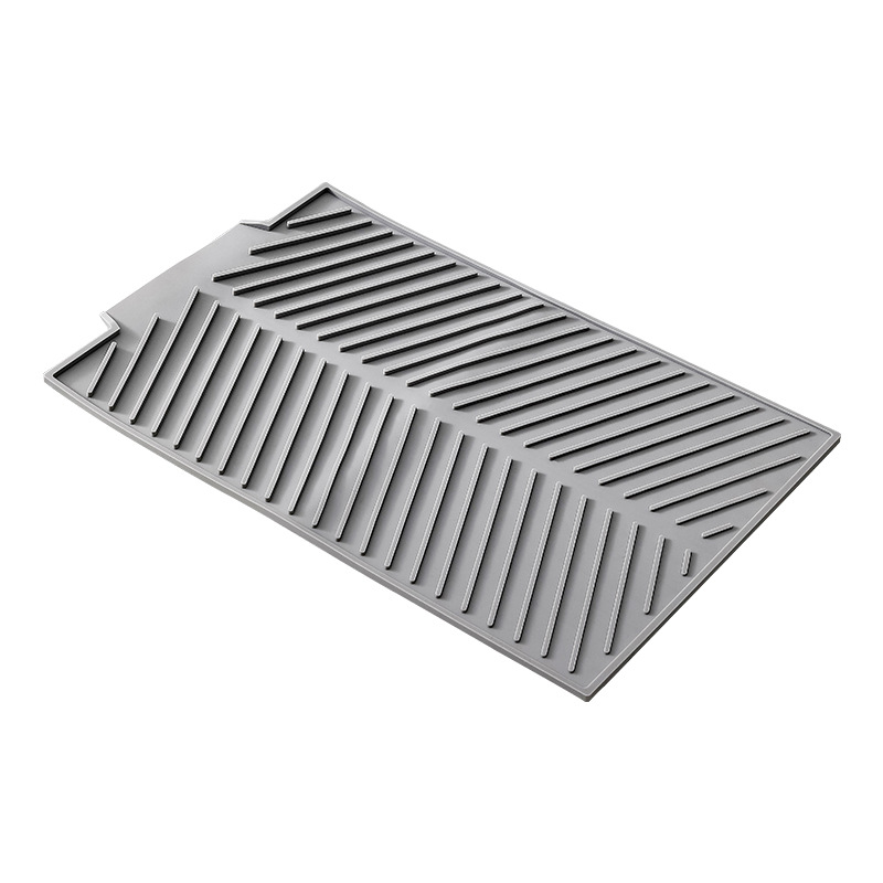 Dish draining pad heat insulation pad cutting kitchen wash basin surface draining dish sink stove water control silicone pad