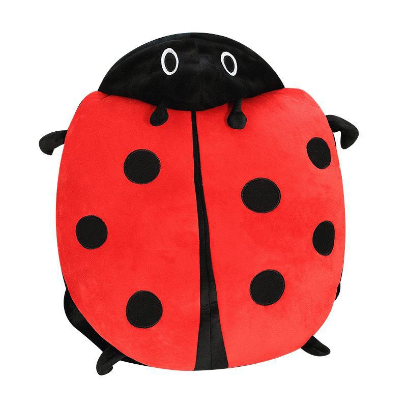 Shake Tone Internet Popular Same Style Beetle Clothes Pillow Ladybug Doll Doll Plush Toy Sofa Cushion Lazy Pillow
