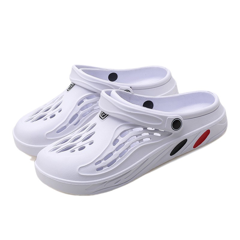 Fujian factory large size 4849 size new men's beach shoes men's shoes big hole shoes slippers casual outdoor summer