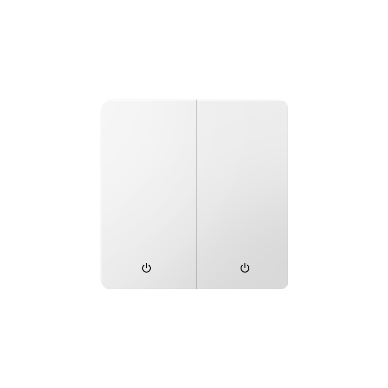 Wireless remote control switch panel wiring free random paste radio frequency intelligent dual-control household electric light key rocker switch