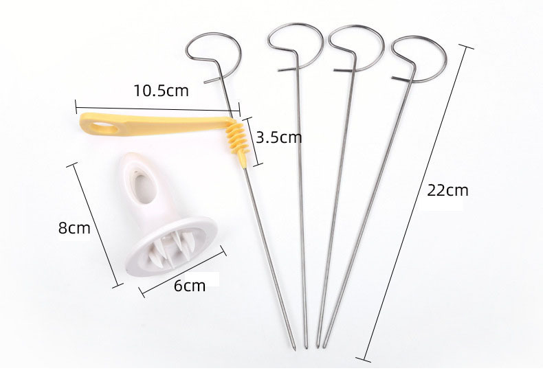 cyclone potato slicer barbecue potato tower hand-cranking slicer vegetable spiral slicer string hand potato cutter_voghion.com