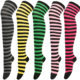 Cross Border Striped Socks Thigh Socks Women Japanese and Korean Style Stockings Over the Knee Halloween cosplay Performance Zebra Stockings