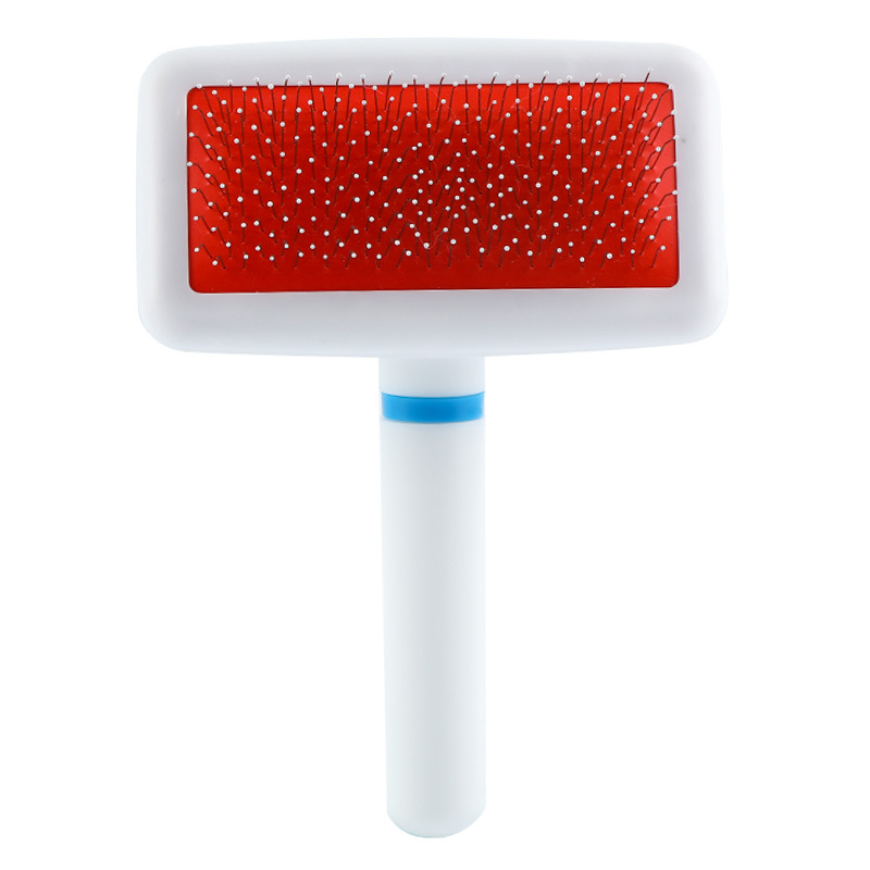 Pet comb stainless steel needle comb white air bag needle comb dog brush pet beauty Comb supplies factory outlet