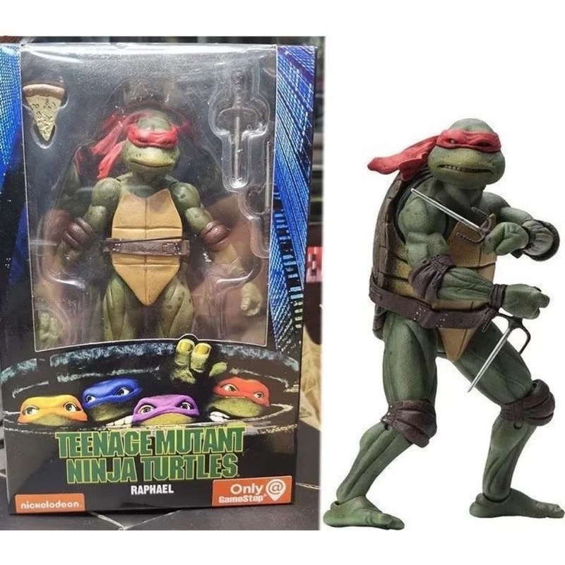 ニンジャタートルズネカ1990映画版tmnt限定モデル可动人形フィギュア箱入りフィギュア|undefined