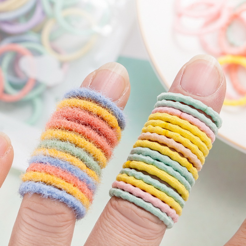 Baby Hair Ring Girls' Hair Band Small Thumb Ring High Elastic No Hair Injury Children's Hair Accessories Seamless Hair Rope