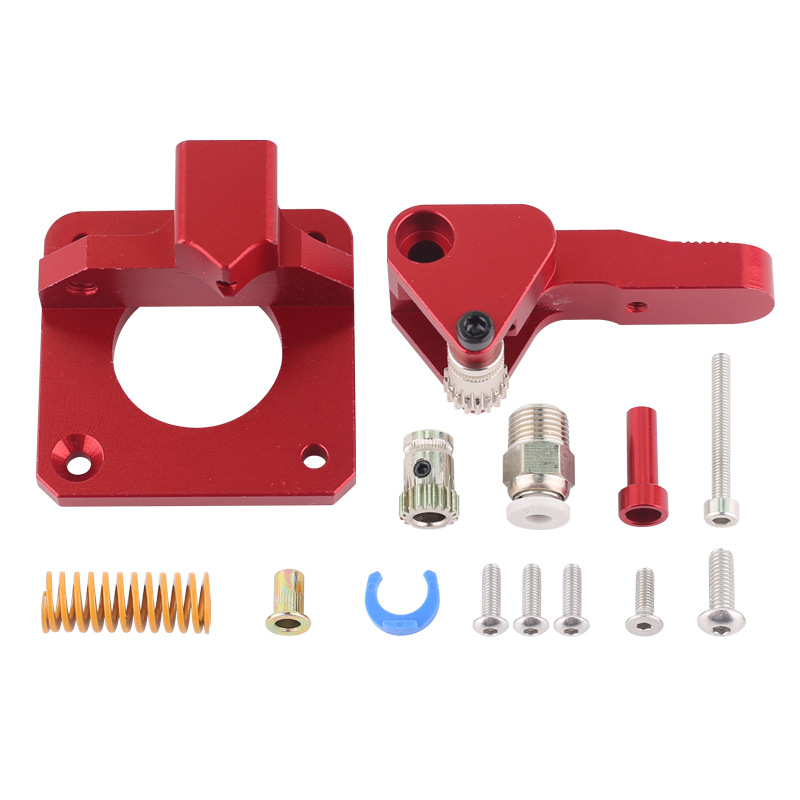 3D printer accessories dual-wheel extruder red CR-10S PRO Ender-3 Btech feeder
