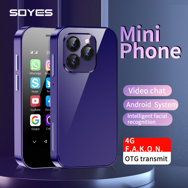 Cross-border Suo Ye soyes Smartphone xs14pro Mini 4g All Netcom OTG Android mini Standby Phone