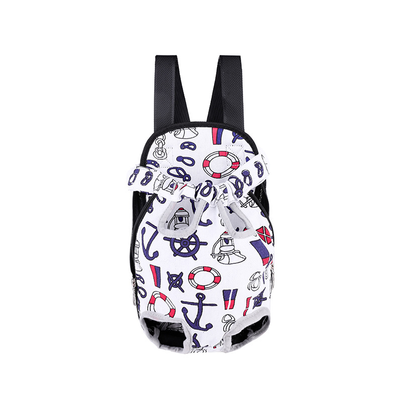 Dog Breathable Outgoing Portable Backpack Pet Backpack Chest Bag Pet Travel Backpack Four-legged Backpack