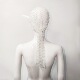 White 110CM long