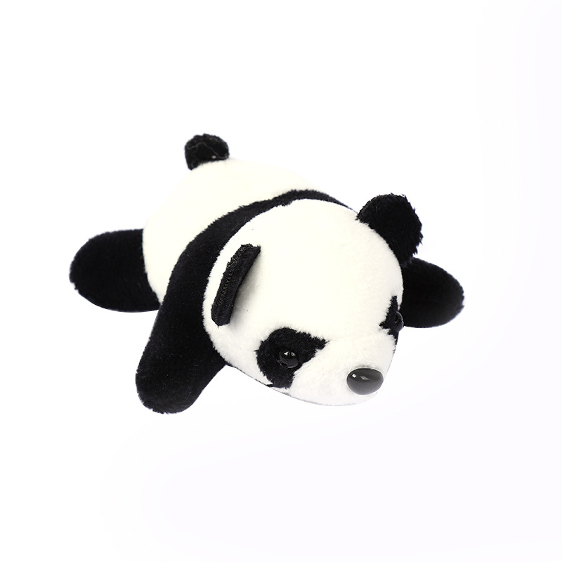 Lying bear cat brooch wholesale cute brooch doll pin panda children's small gift panda head headband accessories