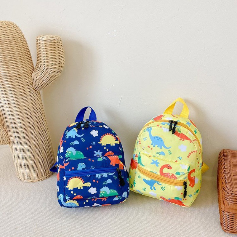 New Kindergarten Schoolbag Cute Unicorn Girls Small Backpack Cartoon Dinosaur Boys Nylon Backpack Wholesale