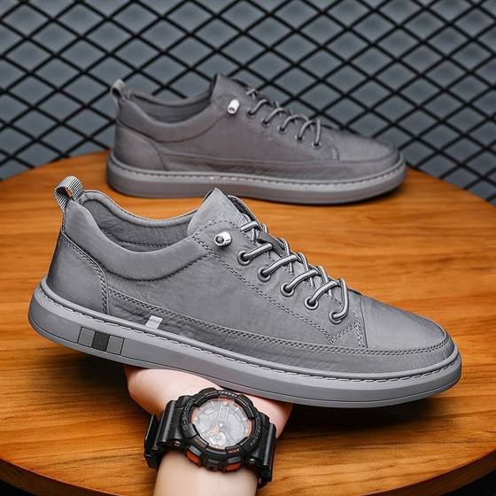 Men's sneakers 2021 autumn new cross-border Hot Ice Silk breathable casual men's sneakers European station men's shoes wholesale