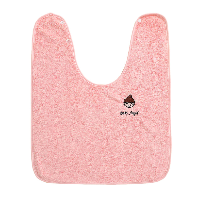 Children's Wash Towel Infant Waterproof Anti-Dirty Slippery Towel Multifunctional Baby Dining Bib Wash Face Brush Brush Bib