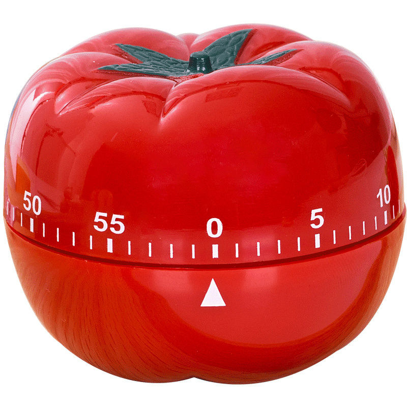 Tomato time management reminder for students to do homework and brush their teeth desktop machine cute creative and practical