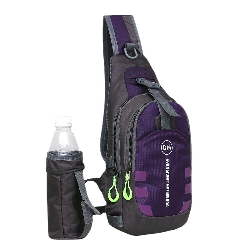 Cross-border wholesale outdoor waterproof chest bag men's and women's sports multi-function riding shoulder bag messenger bag Kettle bag