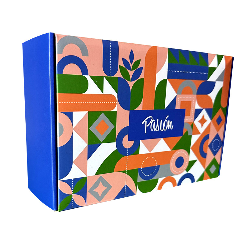 Color flying machine box custom double-sided printing matte national style rurus hanfu skirt packing box dress cheongsam packaging box