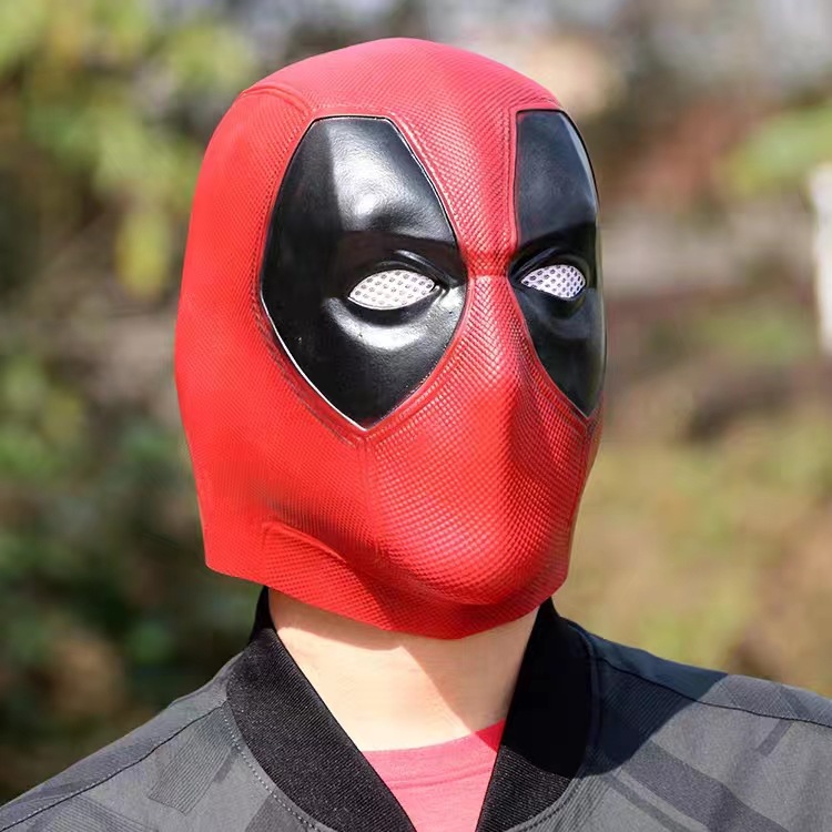 Halloween deadpool mask latex headgear deadpool decoration Christmas cosplay latex mask