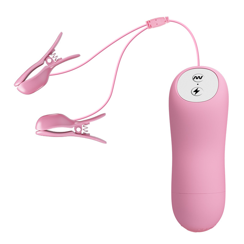 Baile 7 Frequency Vibration Electric Shock Breast Clamp Chest Stimulation 3 Electric Shock Female Appliance Adult Sex Products 14648