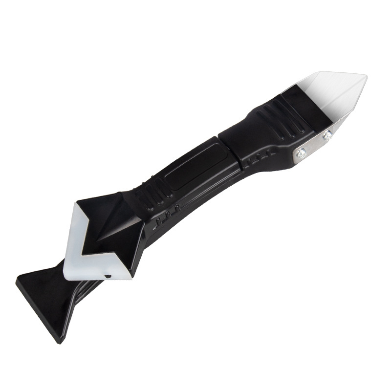 Multi-functional special glue beauty seam scraper Burr trimming cleaning silicone scraper glue artifact glass glue scraper