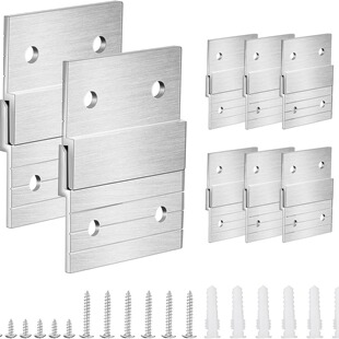 Aluminum Alloy French anti-slip nail rack heavy metal rack photo frame art frame wall-mounted hardware Z