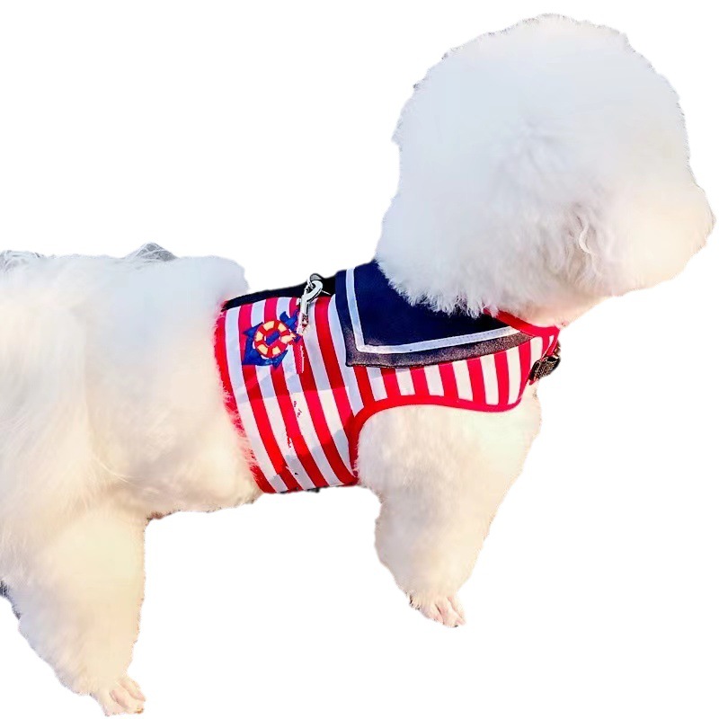 Pet dog leash chest strap Teddy VIP Bomei vest dog leash dog chain puppy small dog