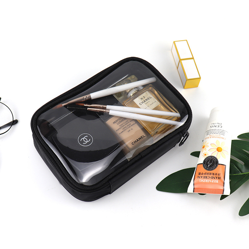 2022 factory direct a generation of cosmetic bag transparent black 2021 new super fire mesh storage bag White