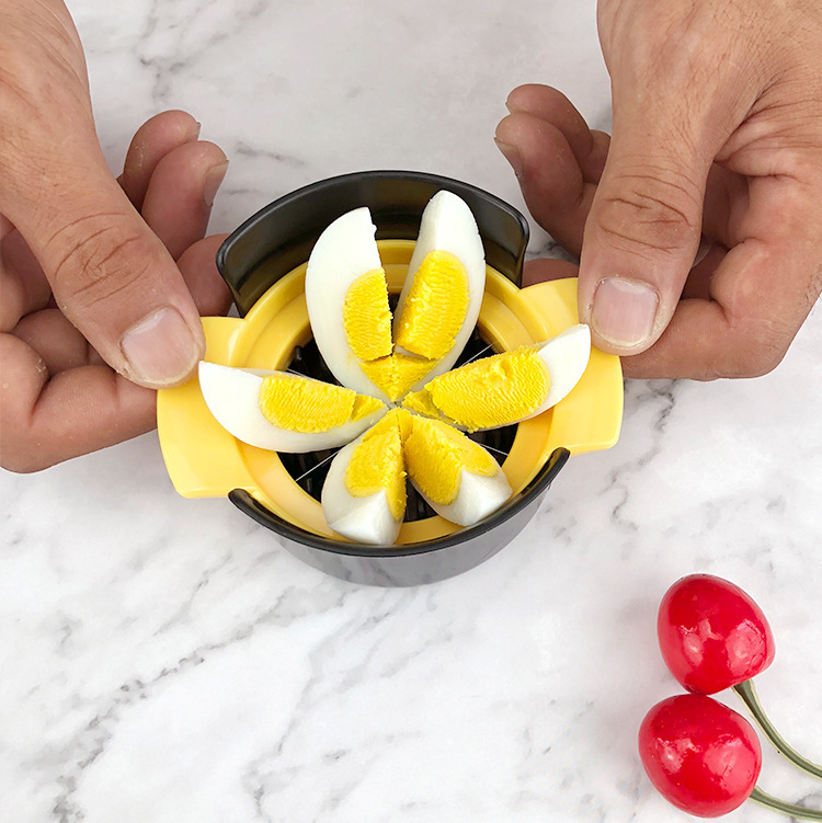 Pied egg cutter slice half-and-half three-in-one preserved egg egg cutter multifunctional fancy preserved egg cutting line