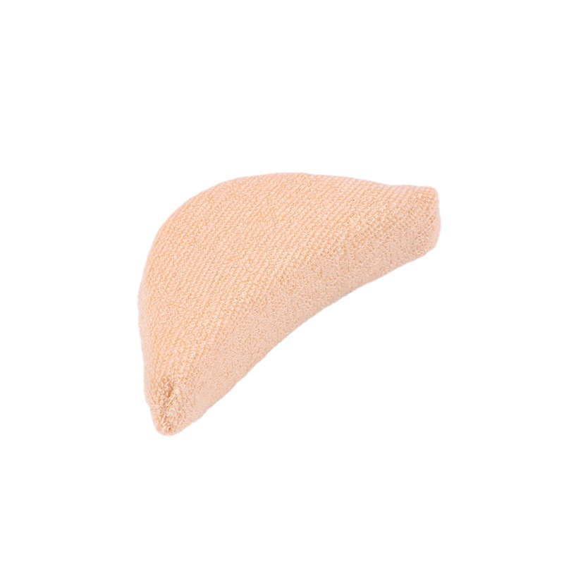 Terry toe plug high-heeled shoes forefoot pad anti-pain toe protective cover leather shoes big change small artifact half size pad wholesale