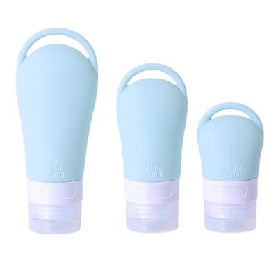 Portable Travel Bottles with Holes Shampoo Body Soap Bottles Cosmetic Silicone Bottles