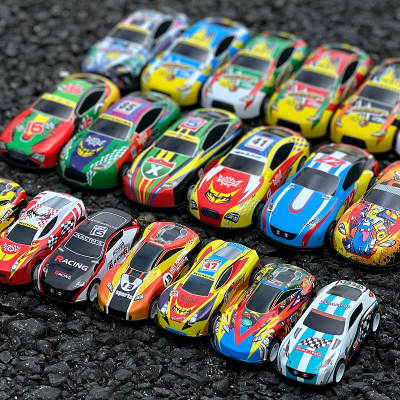 Mini alloy iron sheet back force car a variety of metal back force racing children's model toy car wholesale manufacturers