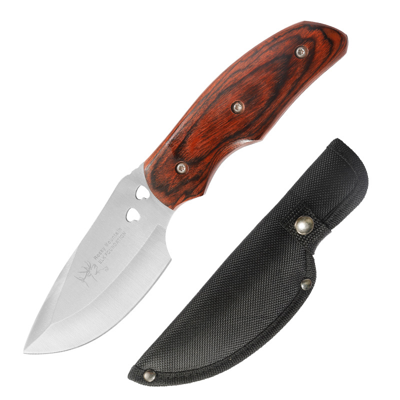 Outdoor portable Mongolian meat knife like knife hand-held meat dagger portable camping knife multi-function barbecue meat cutting knife