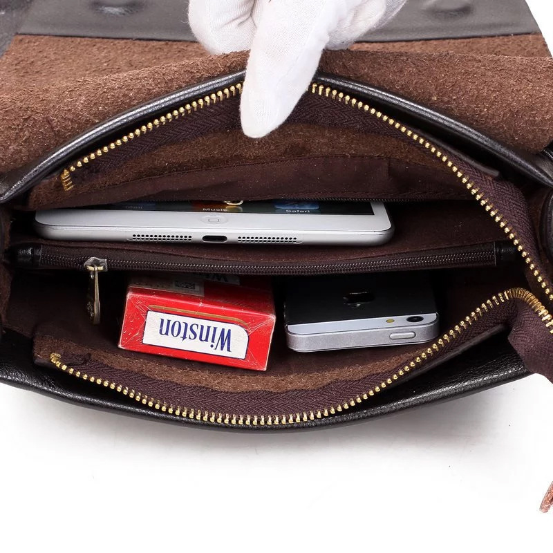 Cross-border Men's Crossbody Bag Shoulder Bag Men's Korean-style Casual Waterproof Business Satchel Small Bag Flip Cover