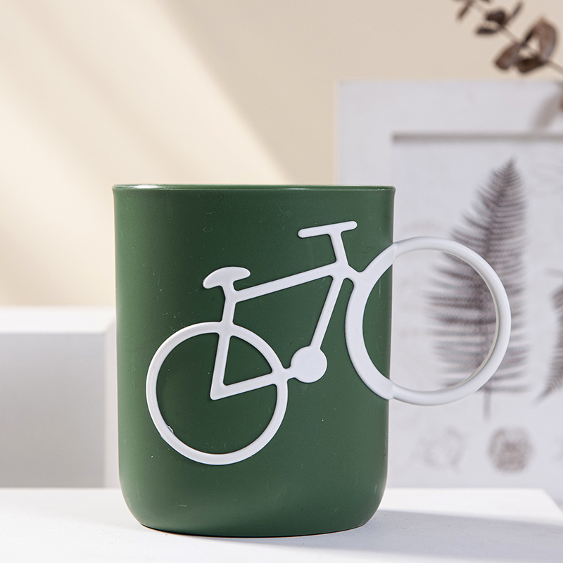 アイデアうがいカップカップル自転車ハンドル歯磨きカップ洗面カップ学生寮シンプル歯磨きカップ卸売り|undefined