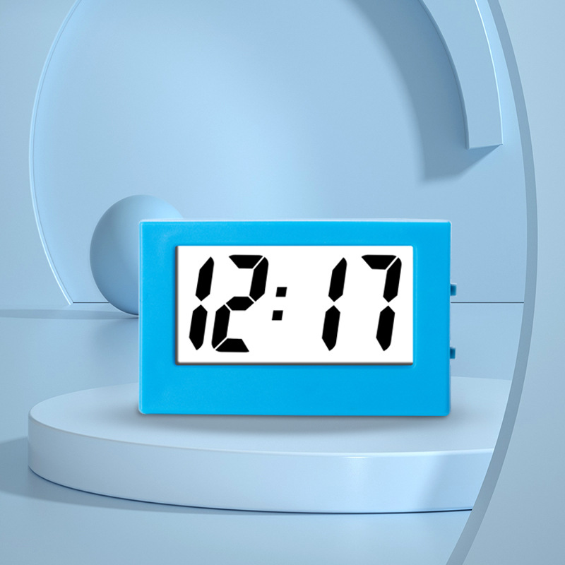 Mini Vertical Triangle Clock Office Desk Learning Mute Simple Electronic Examination Creative Timer for Students